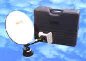 In - Motion Satellite system Fold Down Dish
