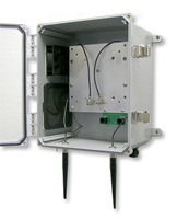 Wall Mounted Enclosure with Cooling Fan / Heater