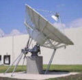 8.1 Meter Dish - Operation in C-band linear and circular, cross and co-polarization 
