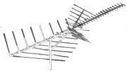 Deep Fringe UHF / VHF / FM Antenna