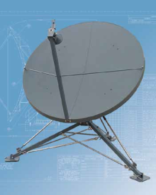 1.8 Meter Quick Deploy Antenna Model 1189 QD