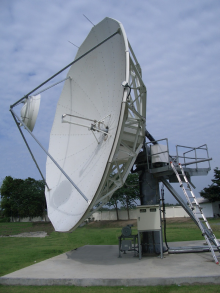 7.6 Meter High Wind Satellite Earth Station Antenna