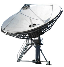 Large Earth Station Satellite Feed Support System Arms