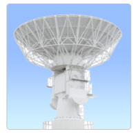 9 Meter C-Ku-Ka-Band Satellite Dish Antenna