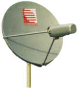 2.4 Meter Offset Dish Antenna Rx/Tx High Wind 2244