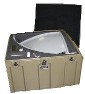 Custom Portable Satellite Cases  Satellite Dish & Supply Trunk