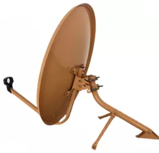 Paint a satellite dish